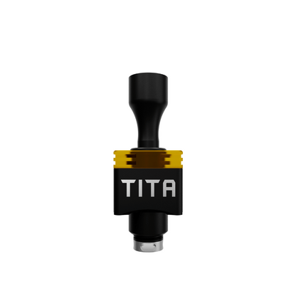 Veepon Tita X2 RBA in black with a sleek, minimalist design.