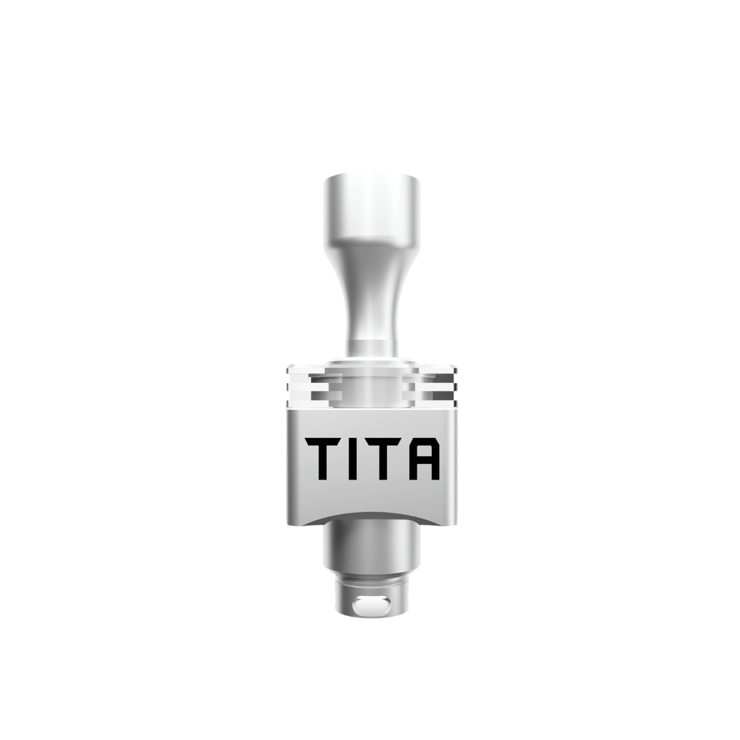 Veepon Tita X2 RBA in grey, showcasing its sleek, metallic design.