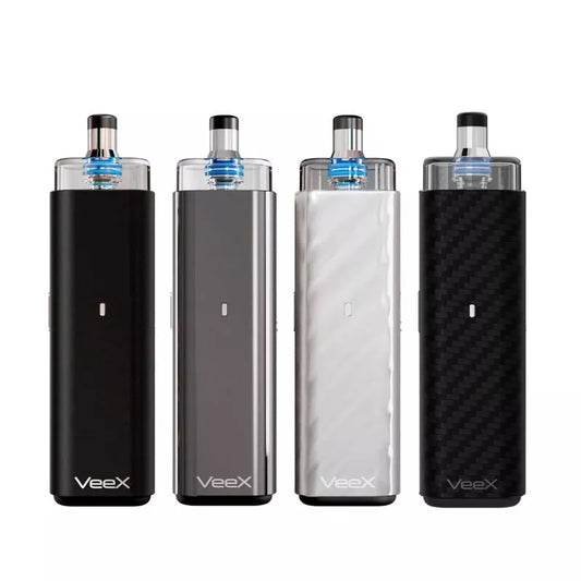 Veepon VeeX Pod Vape Kit great for RDL/MTL Vaping with Nic Salt Vape Juices 