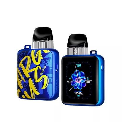 Voopoo Argus P3 Pod Vape Kit in Blue Leather great for MTL Vaping with Nic Salt E-liquids