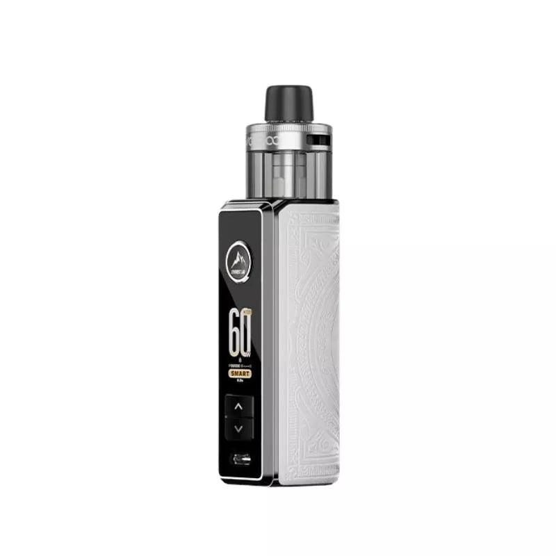 Voopoo Drag S3 Pod Vape Kit in White Colour with a built-in 3000mAh Battery and Compatible with VOOPOO PnP X Coils / Voopoo PnP X MTL/DTL Pod Cartridge