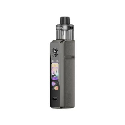 Voopoo Drag X3 Pod Vape Kit Gray Metal Colour great for DTL Vaping and compatible with Voopoo Pnp X Coil Range