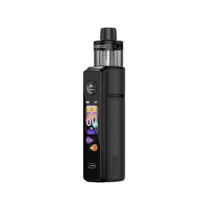 Voopoo Drag X3 Pod Vape Kit Spray Black Colour great for DTL Vaping and compatible with Voopoo Pnp X Coil Range