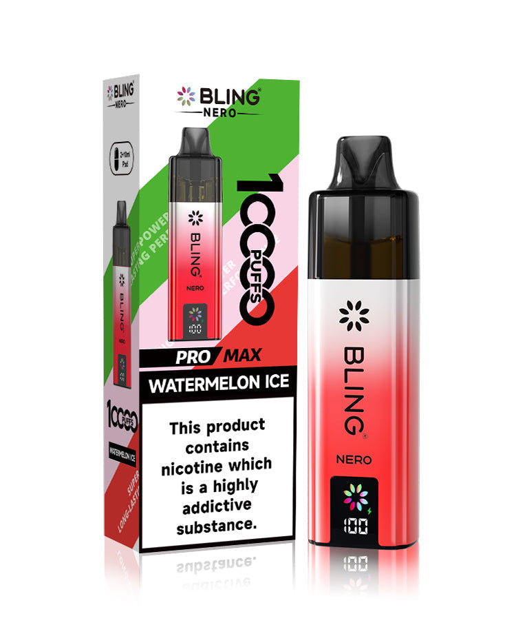 Crystal Bling Nero 10K Puffs Prefilled Pod Kit