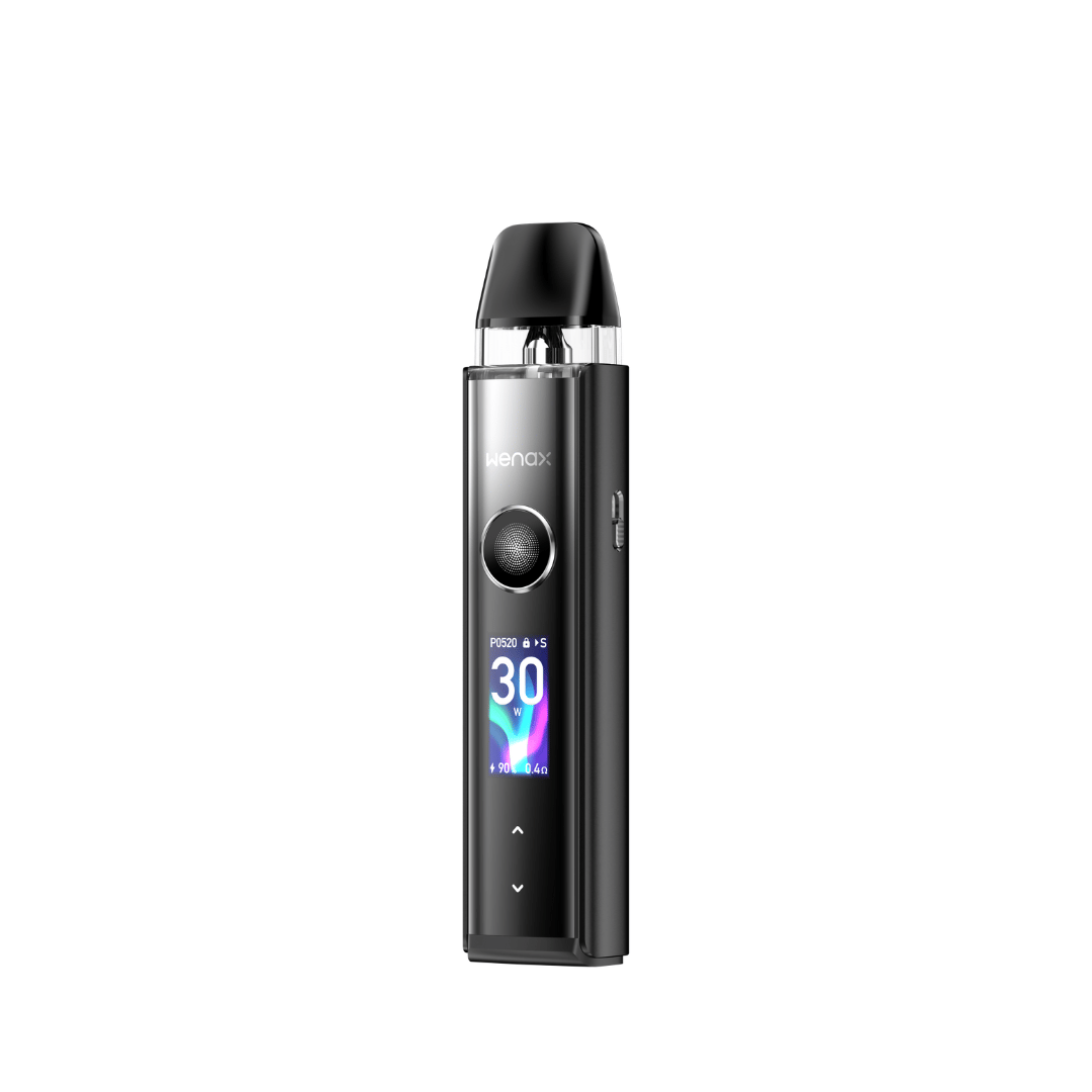 Black Wenax Q Pro Pod Vape Kit In Black Perfect for Nic Salt Vape Juices