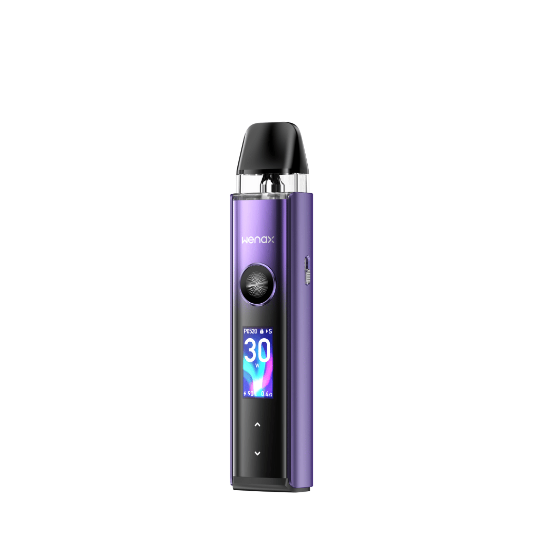 Wenax Q Pro Pod Vape Kit In Purple Perfect for Nic Salt Vape Juices