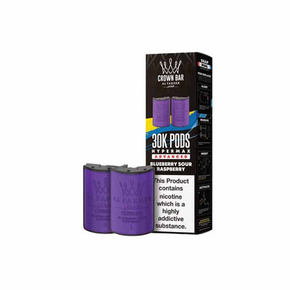 Al Fakher 30k Hypermax Prefilled Replacement Pods, Blueberry Sour Raspberry Flavour