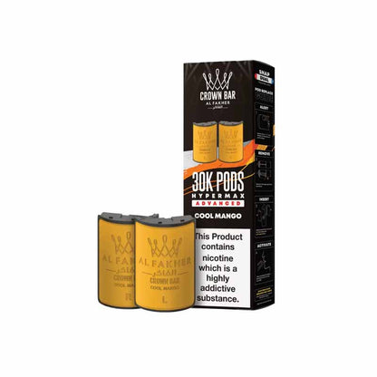 Al Fakher 30k Hypermax Prefilled Replacement Pods, Cool Mango Flavour