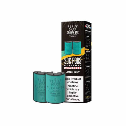 Al Fakher 30k Hypermax Prefilled Replacement Pods, Lemon Lime Flavour