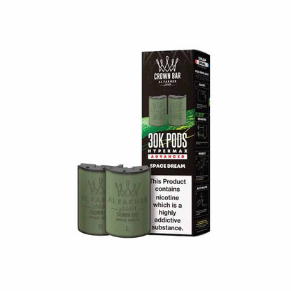 Al Fakher 30k Hypermax Prefilled Replacement Pods, Space Dream Flavour