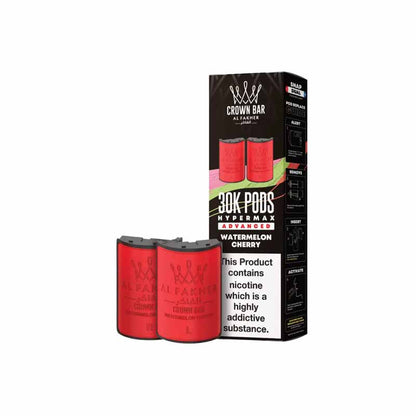 Al Fakher 30k Hypermax Prefilled Replacement Pods, Watermelon Cherry Flavour