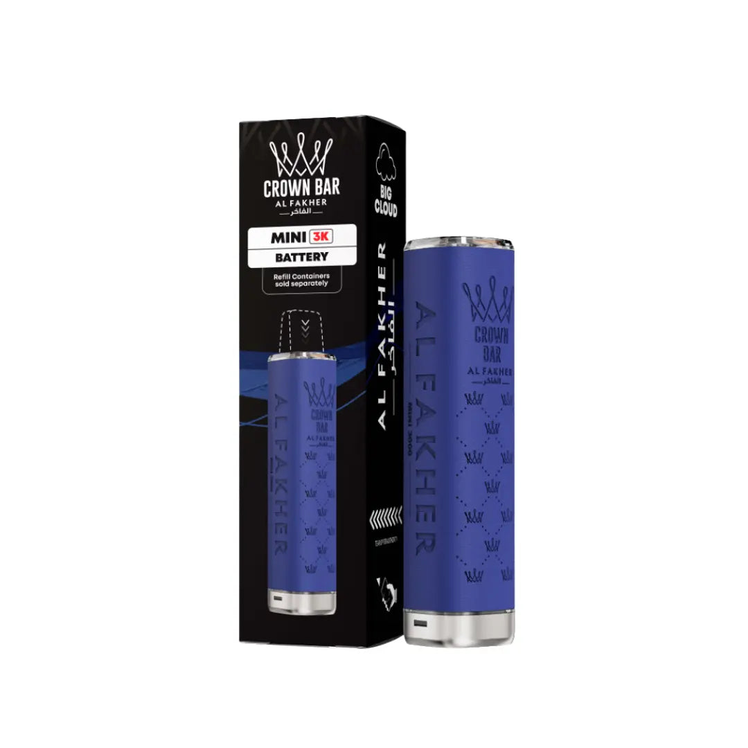 Al Fakher Crown Bar Mini 3K Device in Blue 