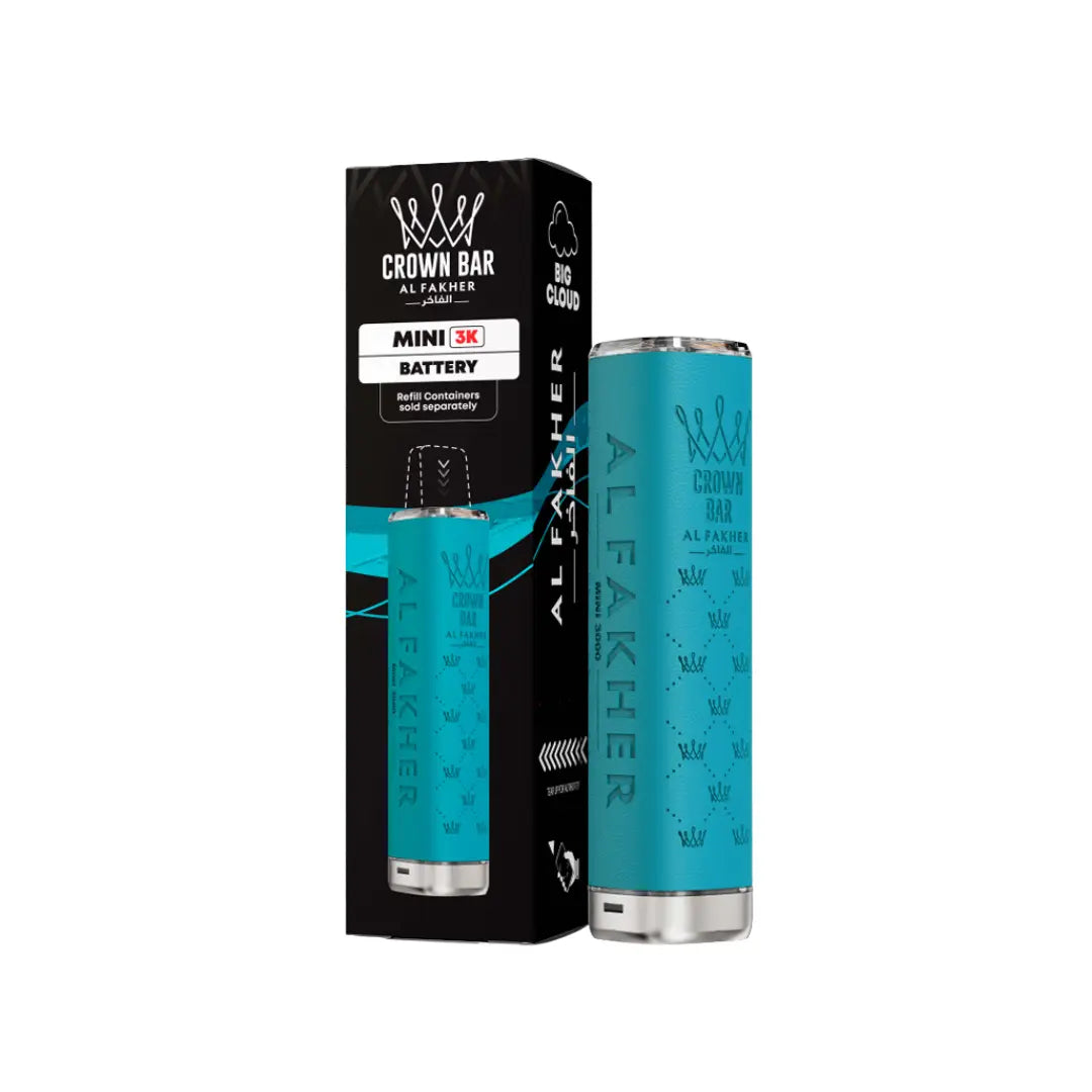 Al Fakher Crown Bar Mini 3K Device in Light Blue 