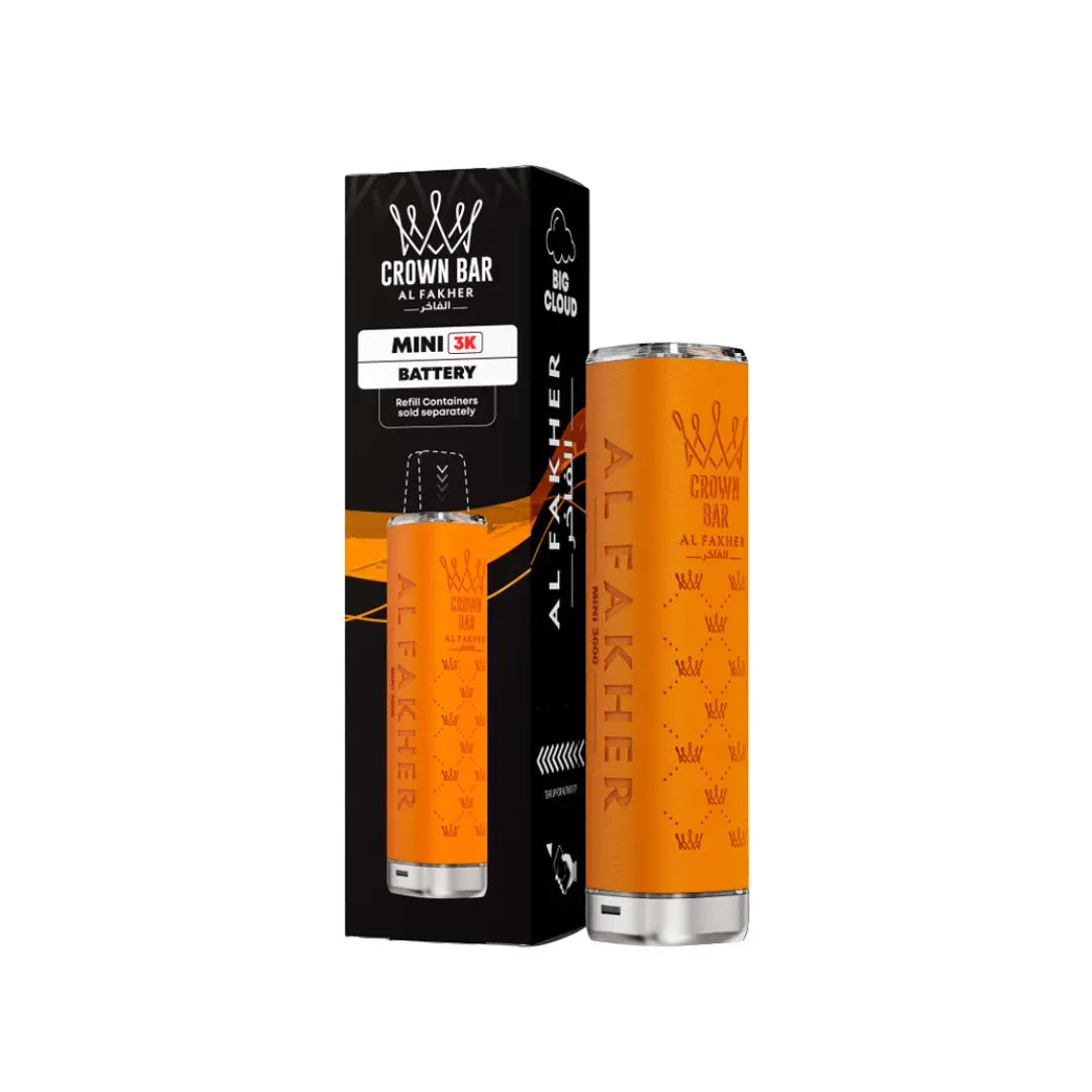 Al Fakher Crown Bar Mini 3K Device in Orange 