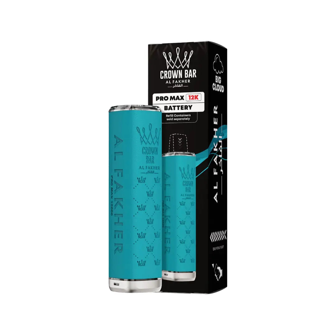 Al Fakher Crown Bar Pro Max 12K Device in Light Blue
