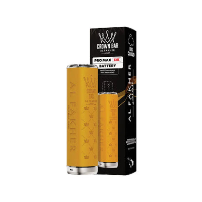 Al Fakher Crown Bar Pro Max 12K Device in Yellow
