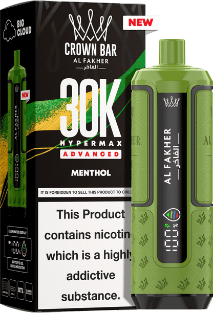 Al Fakher Hypermax 30K Prefilled Pod Kit Pack of 5, Menthol Flavour