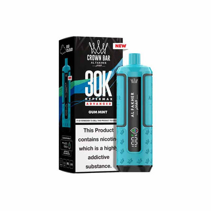 Al Fakher HyperMax 30k Puffs Prefilled Pod Vape Kit, Gum Mint Flavour
