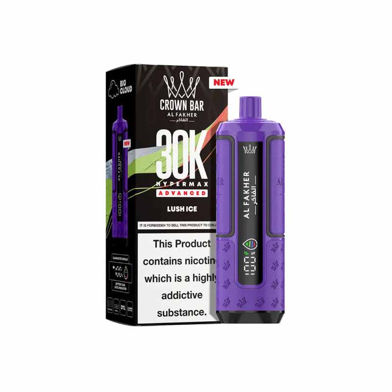 Al Fakher HyperMax 30k Puffs Prefilled Pod Vape Kit, Lush Ice Flavour
