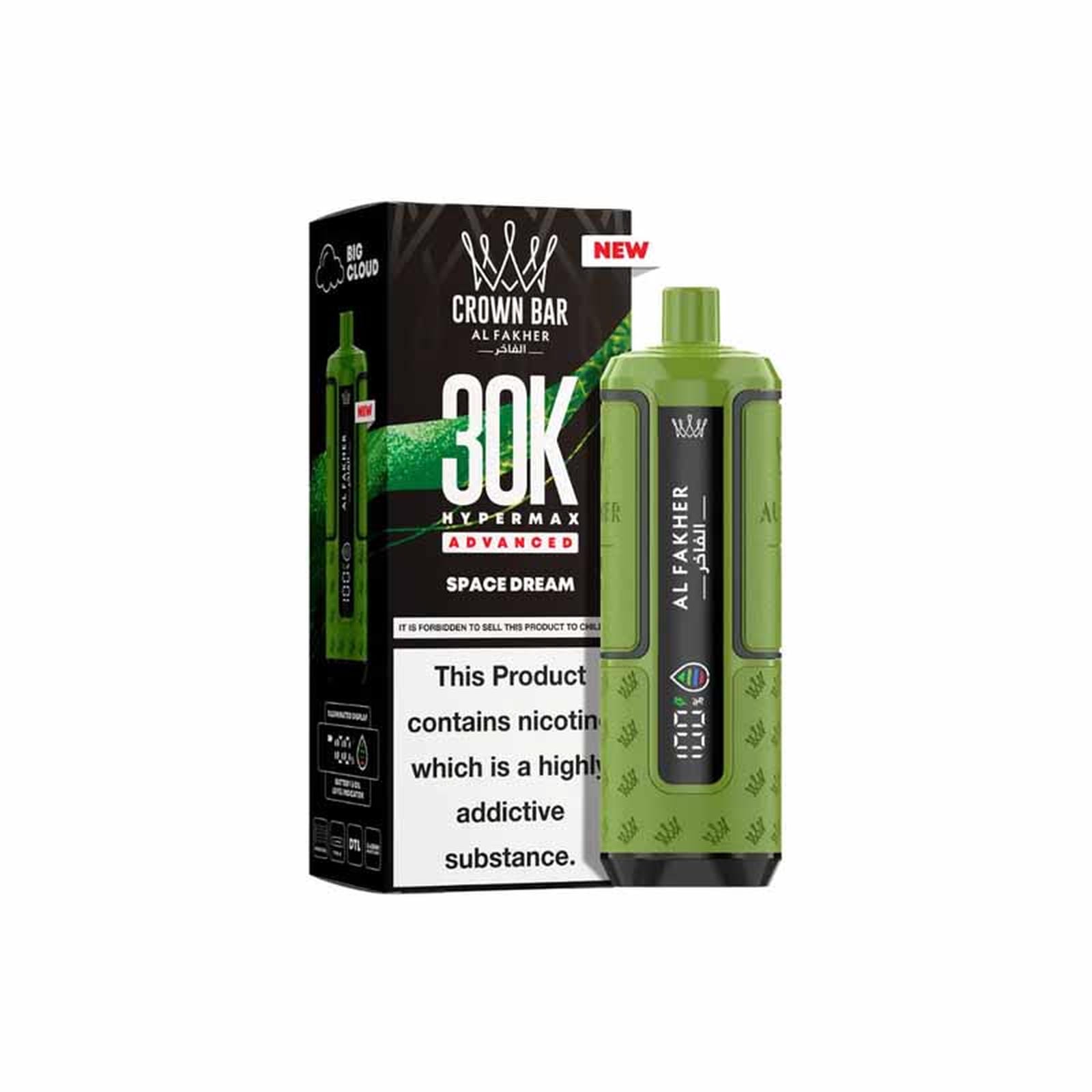 Al Fakher HyperMax 30k Puffs Prefilled Pod Vape Kit, Space Dream Flavour
