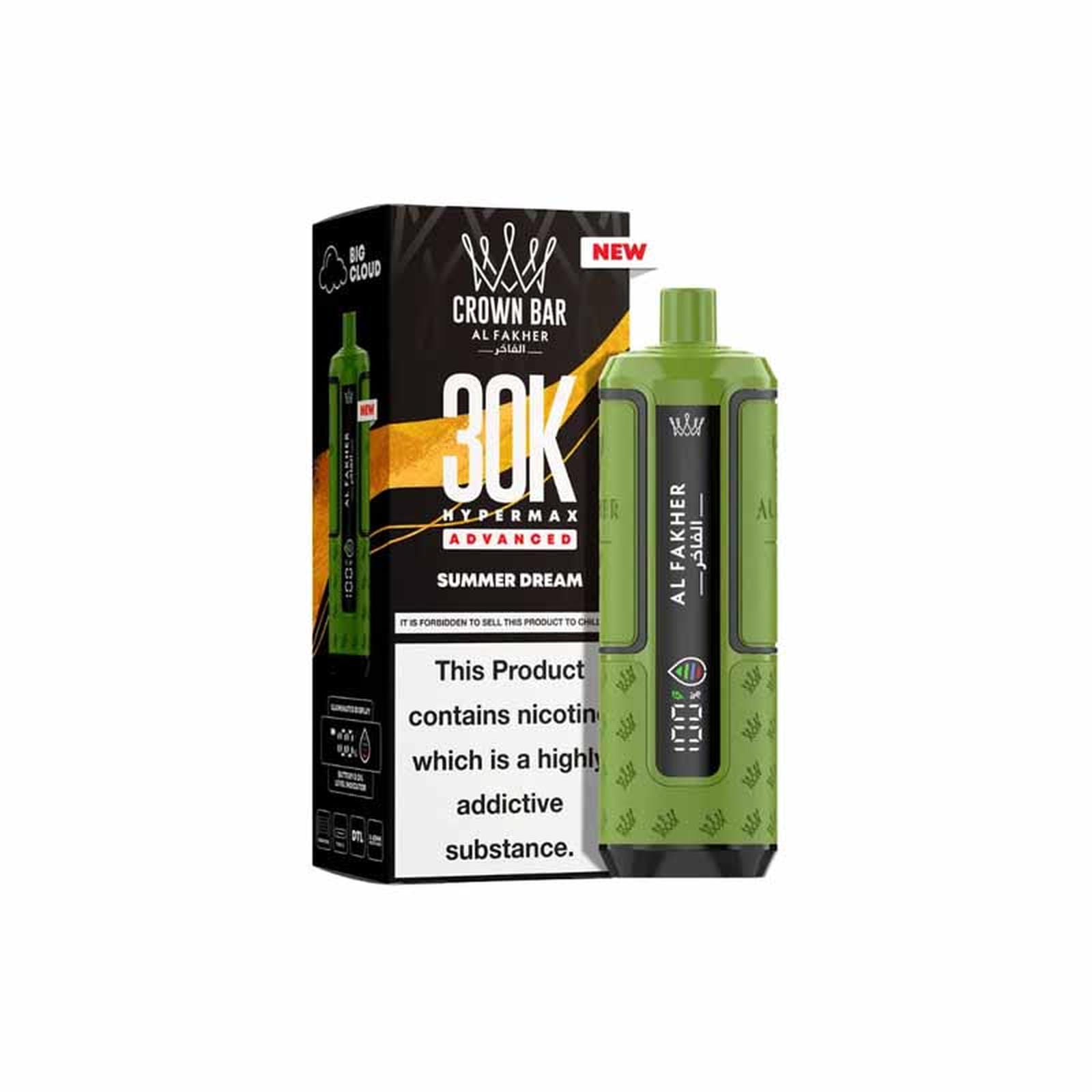 Al Fakher HyperMax 30k Puffs Prefilled Pod Vape Kit, Summer Dream Flavour