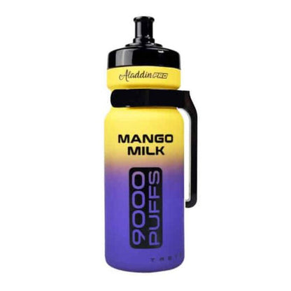 Aladdin Pro Enjoy 9000 Puffs Prefilled Vape Kit Box Of 10, Mango Milk Flavour