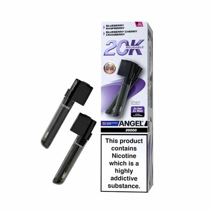 Angel 20K Prefilled Replacement Pod, Blueberry Raspberry, Blueberry Cherry Cranberry Flavour