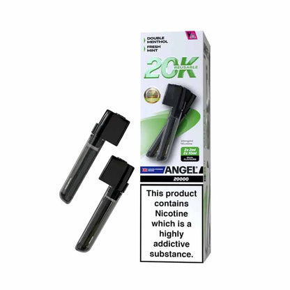 Angel 20K Prefilled Replacement Pod, Double Menthol, Fresh Mint Flavour