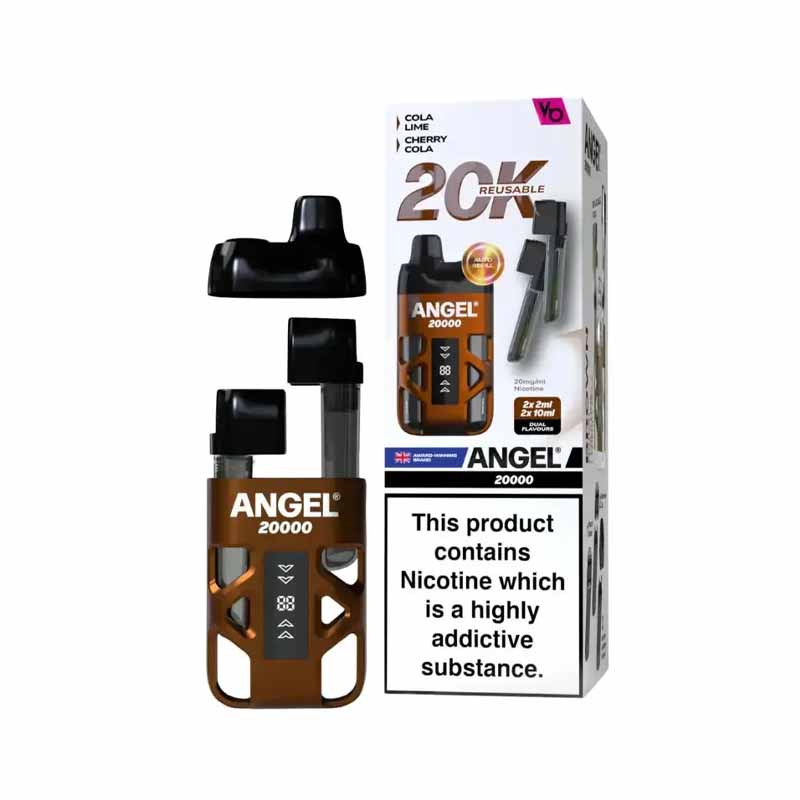 Angel 20K Puffs Prefilled Pod Vape Kit, Cola Lime, Cherry Cola Flavour