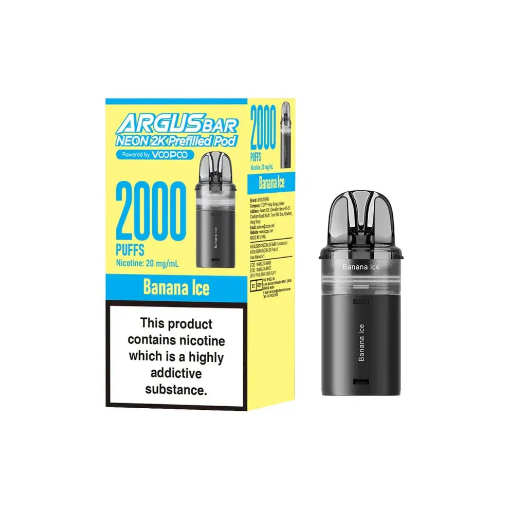 Argus Bar Neon 2000 Replacement Pods Pack of 10 - Wholesale Price !