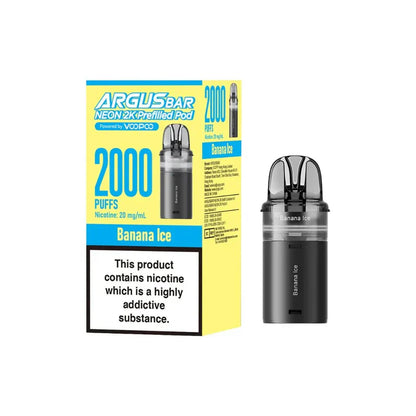 Argus Bar Neon 2000 Replacement Pods Pack of 10 - Wholesale Price !