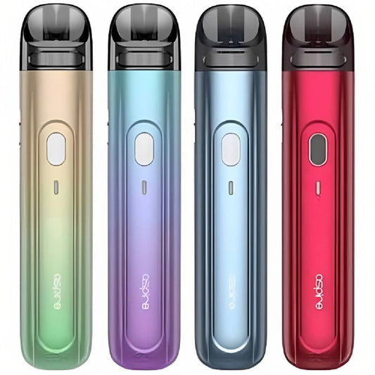 Aspire Flexus Q Pod Kit, Turquoise Gradient, Aquamarine Gradient, Sierra Blue, Red Color