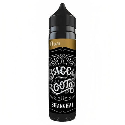 Baccy Roots 50ml Shortfill E Liquid, Shanghai Flavour