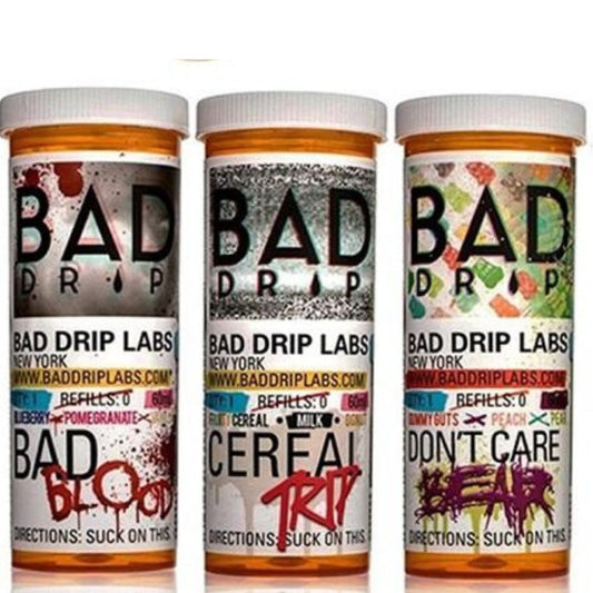 Bad Drip  50ml Shortfill E liquid Vape juice, Bad Blood, Cereal Trip, Bear Flavour 