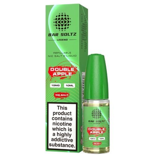 Bar Soltz Nic Salt 10ml Pack of 10 Available In Double Apple Flavour