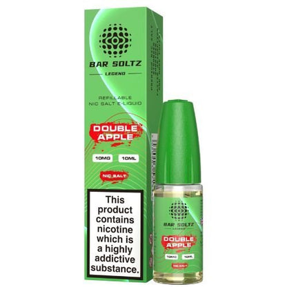Bar Soltz Nic Salt 10ml Pack of 10 Available In Double Apple Flavour