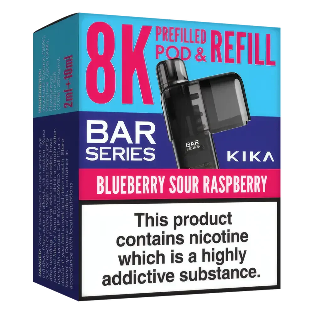 Bar Series Kika 8K Prefilled Pods