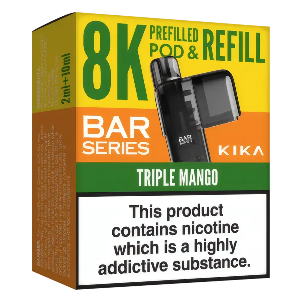 Bar Series Kika 8K Prefilled Pods