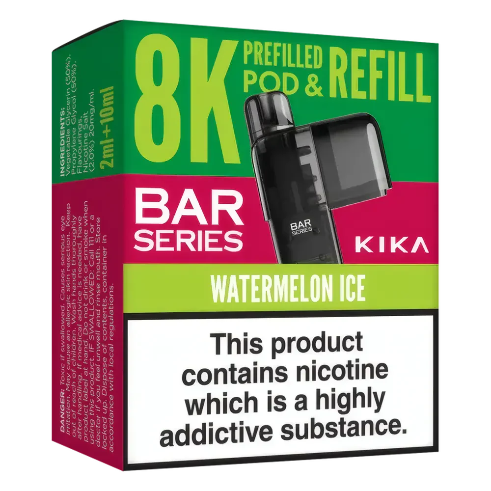 Bar Series Kika 8K Prefilled Pods