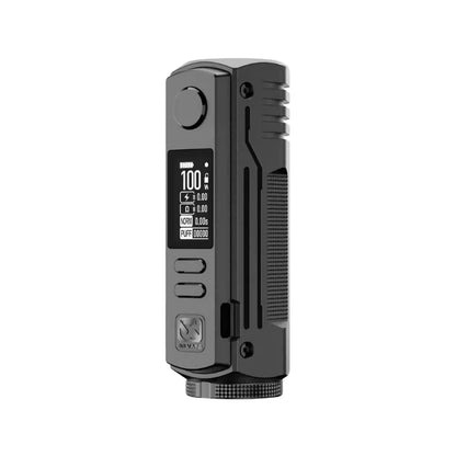 BD Vape Rayden 100w Box Mod in Gunmetal Colour Finish.