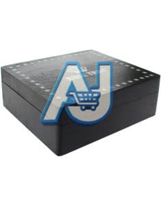 Black Wooden Box Large Tray Spacious Organizer, Aj Super Store