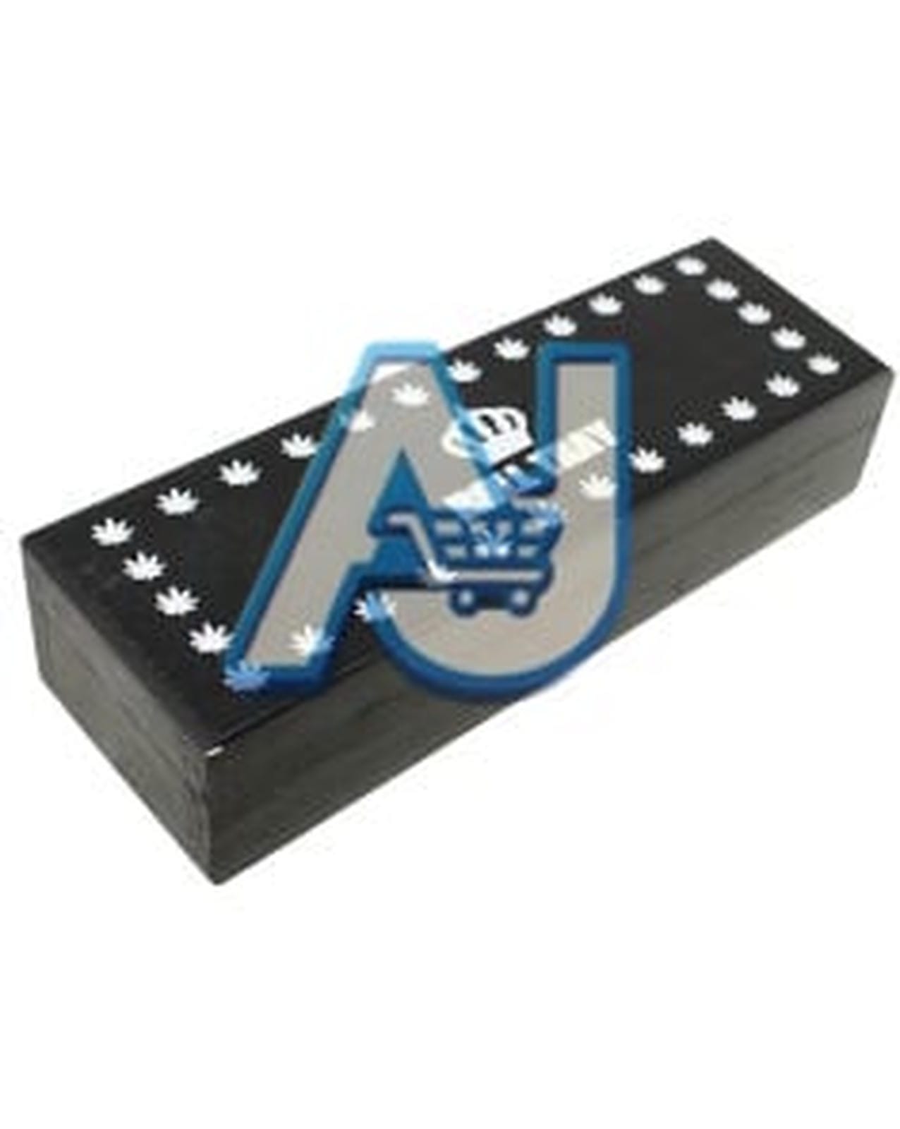 Black Wooden Roll Box Small Compact Organizer, Aj Super Store