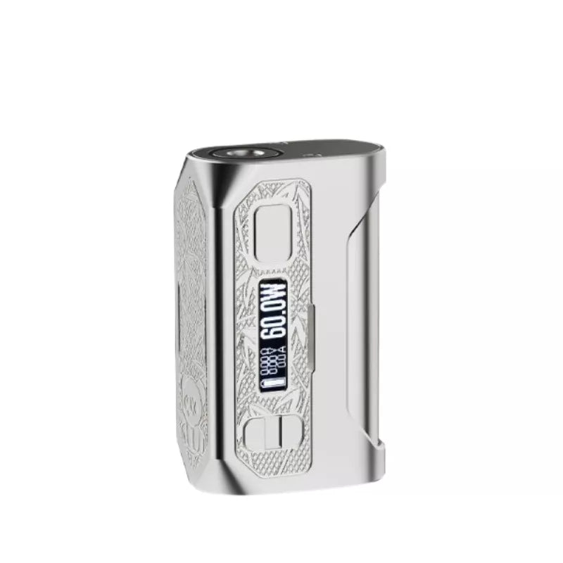 Blade 60 Vape Mod By Vypers Vape & Wick'd in Prism Silver Colour.