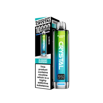 Bloody Bar Crystal 10K Vape Kit Blueberry Raspberry Flavour 