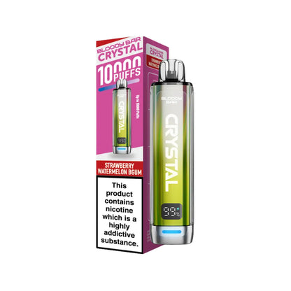 Bloody Bar Crystal 10K Vape Kit Strawberry Watermelon Bgum
