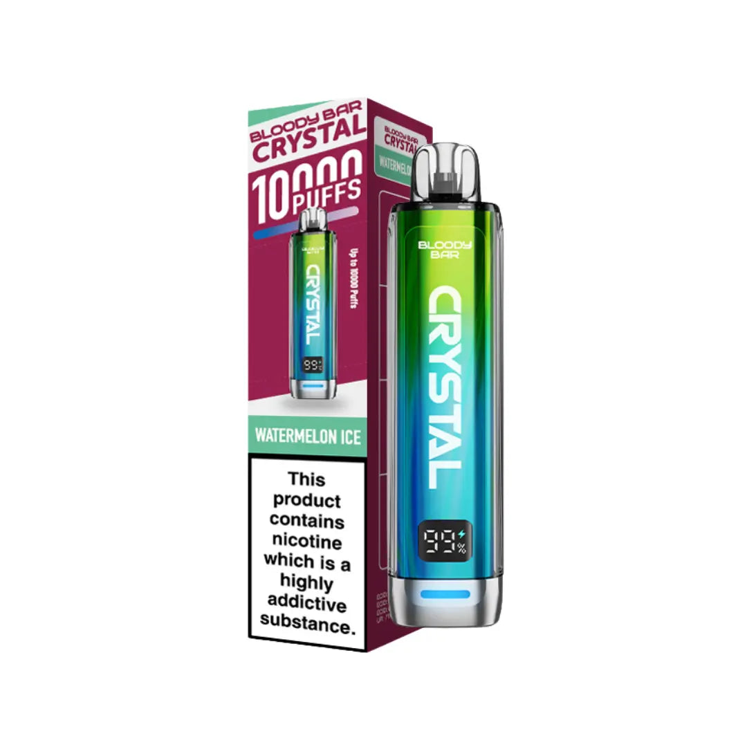 Bloody Bar Crystal 10K Vape Kit Watermelon Ice Flavour 