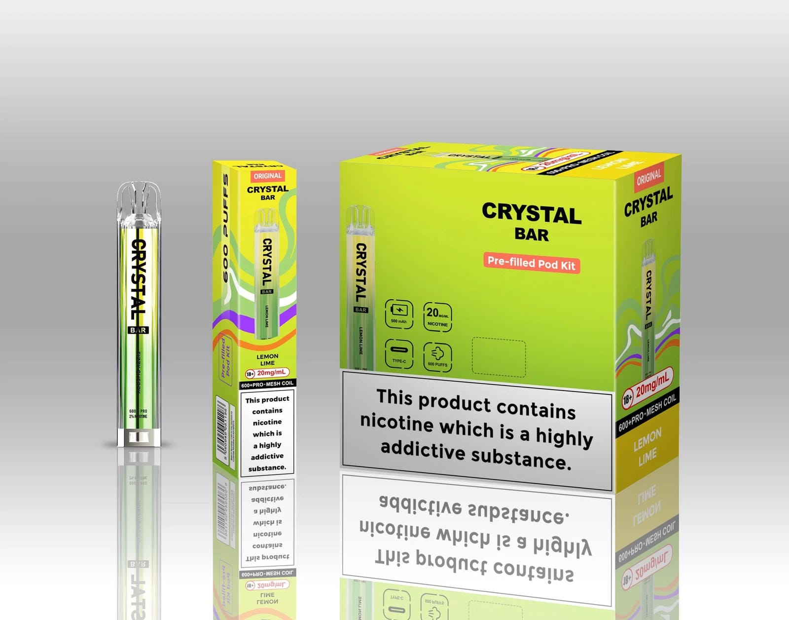 crystal vape 600 puffs flavours MYDE Crystal Bar 600 Puffs Wholesale Disposable Vape Pen 10 Tastes