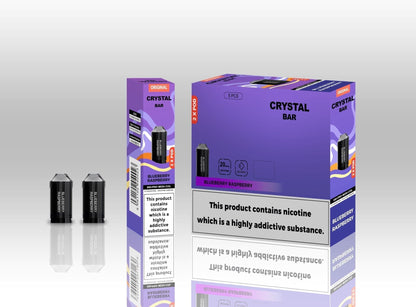 Crystal Bar Original 600 Replacement Pods Pack of 10 - Wholesale Price !