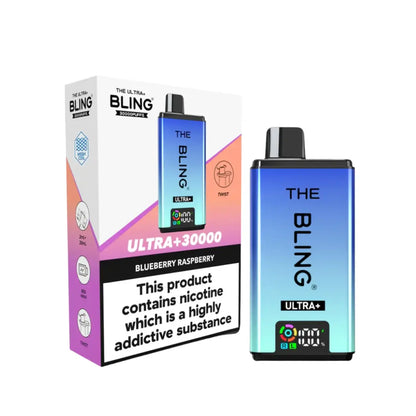 Crystal Bling Ultra Plus 30K Vape Kit blueberry raspberry flavour  