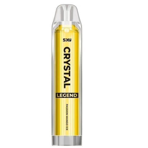 Crystal Legend 4000 Puffs Prefilled Vape Pod Box of 10, Pineapple Ice Flavour